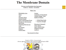 Tablet Screenshot of membrane.com